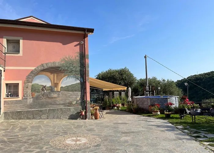 Fior D'olivo - Con Piscina Privata A Pochi Minuti Dal Centro Di Sestri Levante, Mare E Spiaggie Santo Stefano del Ponte